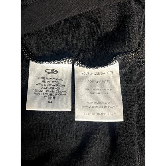 Icebreaker Womens Superfine 200 Merino Wool Black Dress Size M - Picture 5 of 6